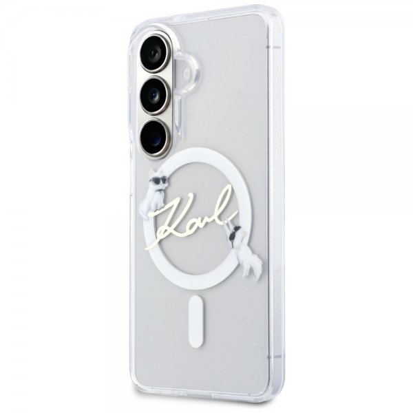 Karl Lagerfeld Samsung Galaxy S26 Plus -kuori Script MagSafe Transparent