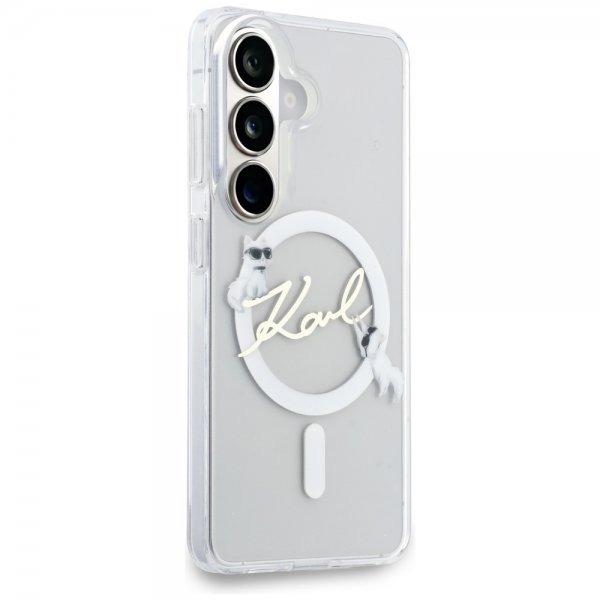 Karl Lagerfeld Samsung Galaxy S26 Plus -kuori Script MagSafe Transparent