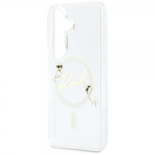 Karl Lagerfeld Samsung Galaxy S26 Plus -kuori Script MagSafe Transparent