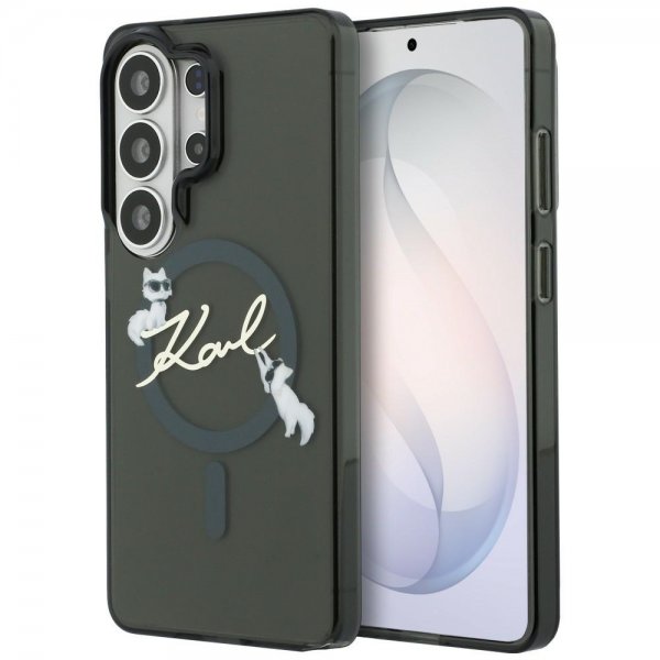 Karl Lagerfeld Samsung Galaxy S26 Ultra -kuori Script MagSafe Musta