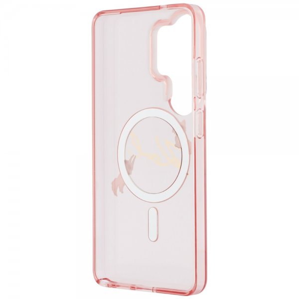 Karl Lagerfeld Samsung Galaxy S26 Ultra Kuoret Script MagSafe Pink