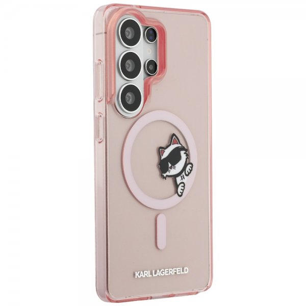 Karl Lagerfeld Samsung Galaxy S26 Ultra Kuoret Choupette Peekaboo MagSafe Pinkki