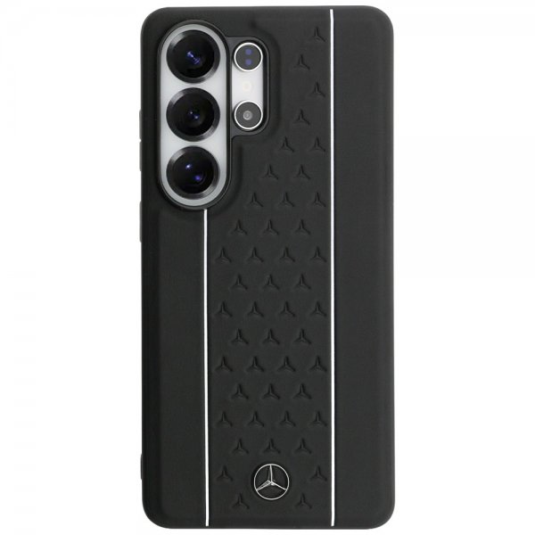 Mercedes Benz Samsung Galaxy S26 Ultra -suojakuori Laurel Leaves Stripes MagSafe Musta Valkoinen