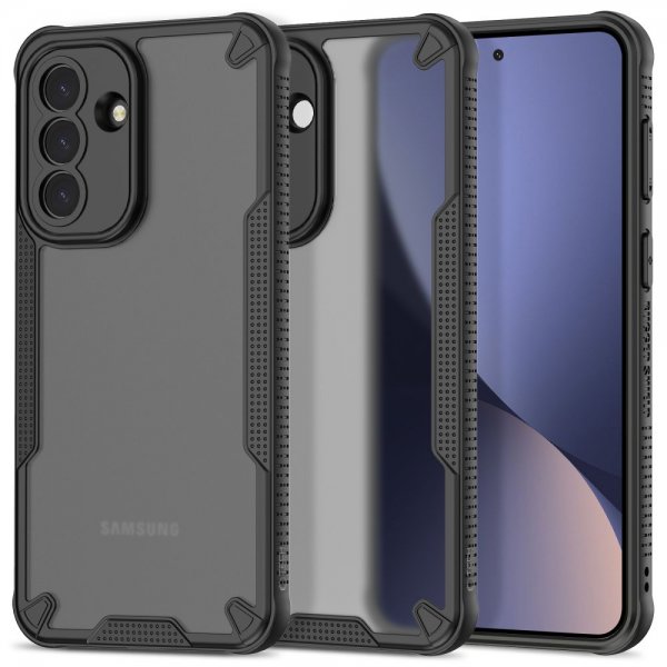 Tech-Protect Samsung Galaxy A37 -suojakuori Rugged Shield, musta