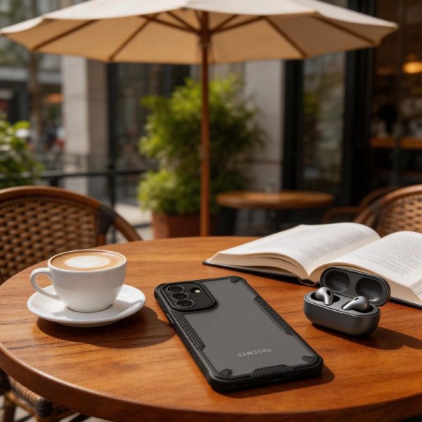 Tech-Protect Samsung Galaxy A57 Kuori Rugged Shield Musta