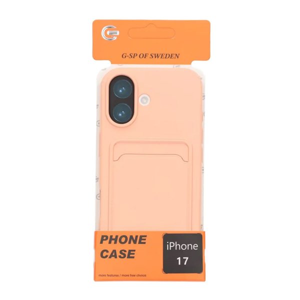 iPhone 17 Kuoret Korttipidike Pinkki