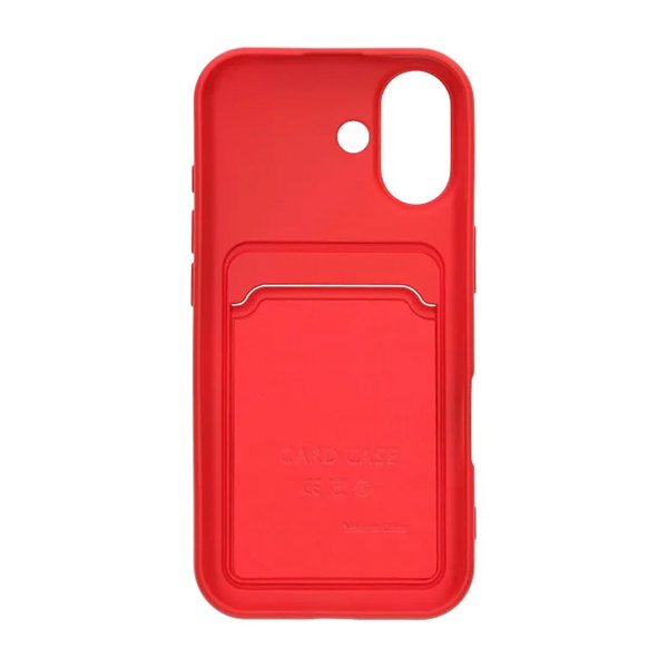 iPhone 17 Kuoret Korttipidike Punainen