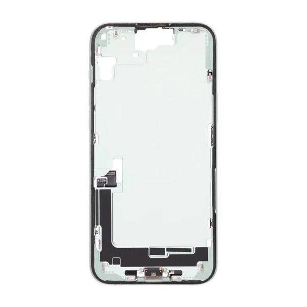 Keskikehys pikkutarvikkeilla iPhone 15 Plussalle - Vihreä OEM