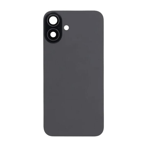 iPhone 16 Takalasi magneetilla ja kameralinssillä - Musta