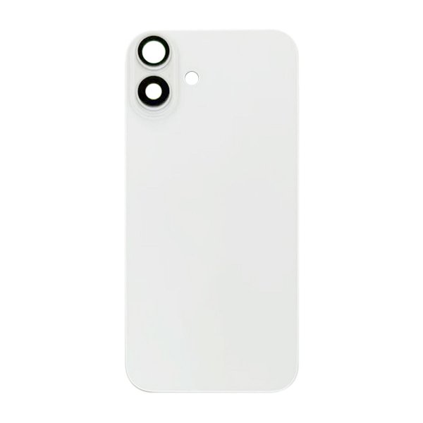 iPhone 16 Plus Takalasi magneetilla ja kameralinssillä - Valkoinen