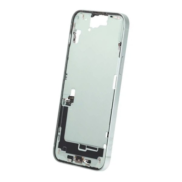 Keskikehys pikkutarvikkeilla iPhone 15 Plussalle - Vihreä OEM
