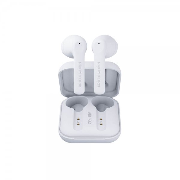 Happy Plugs Air 1 Go -nappikuulokkeet, TWS, valkoinen