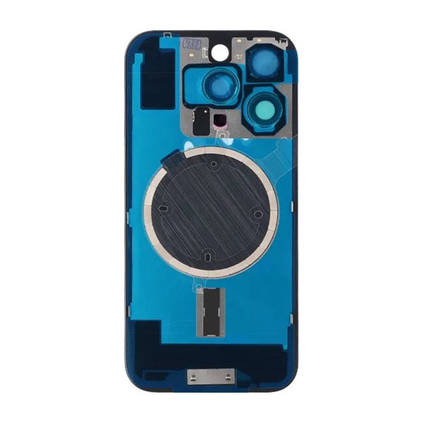 iPhone 16 Pro Takalasi magneetilla ja kameralinssillä - Luonnollinen titaani