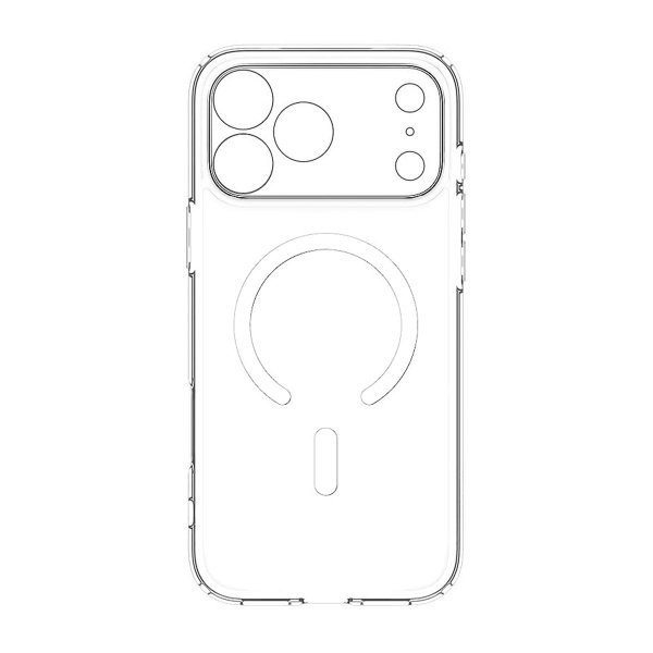 Rvelon iPhone 17 Pro Max -kuori MagSafe, läpinäkyvä