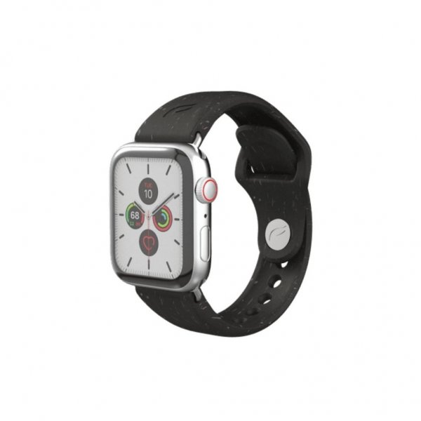Pela Apple Watch 38/40/41/42mm ranneke, viininpunainen/musta, ympäristöystävällinen