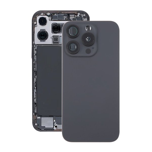 iPhone 16 Pro Max Takalasi magneetilla ja kameralinssillä – musta titaani