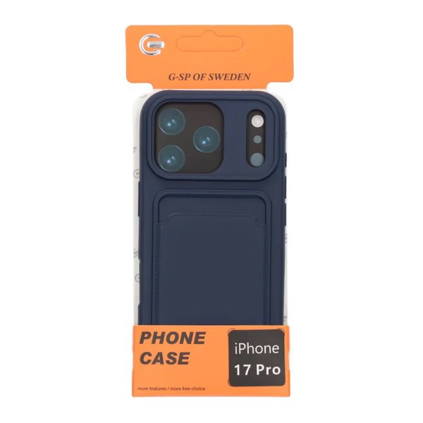 iPhone 17 Pro Kotelo Korttipidike Sininen