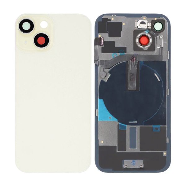 iPhone 15 Takalasi pienosilla – Keltainen