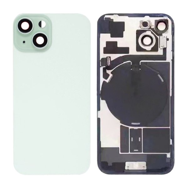 iPhone 15 Takalasi, täydellinen OEM - Vihreä