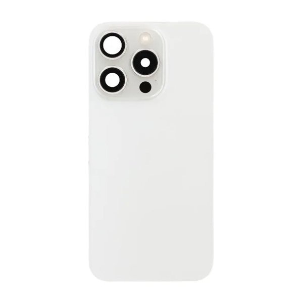 iPhone 15 Pro Takalasi Täydellinen OEM - Valkoinen