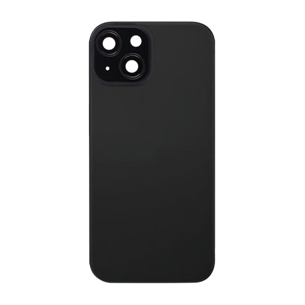 iPhone 15 Plus Takaosa Lasi pienosilla - Musta