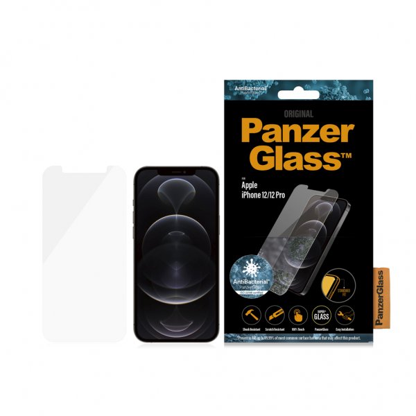 PanzerGlass iPhone 12/iPhone 12 Pro Näytönsuoja Standard Fit