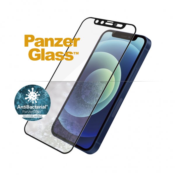 PanzerGlass iPhone 12 Mini näytönsuoja reunasta reunaan Camslider
