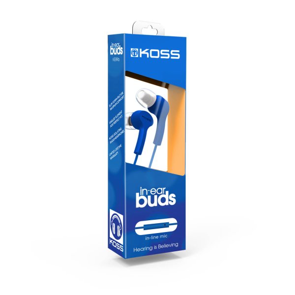Koss-kuulokkeet KEB9i In-Ear Mic Sininen
