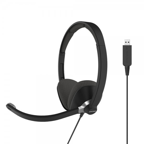 Koss-kuulokemikrofoni CS300 On-Ear USB, musta
