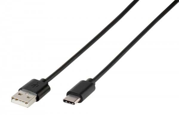 Vivanco Kaapeli Data Cable USB-A/USB-C 2m Musta