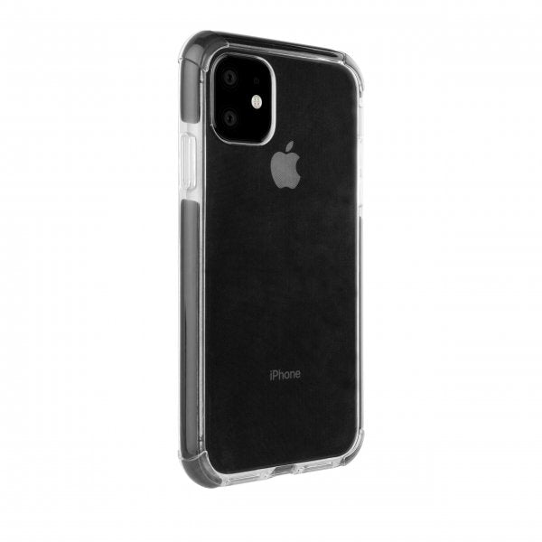 Vivanco iPhone 11 -suojakuori Rock Solid, musta läpinäkyvä
