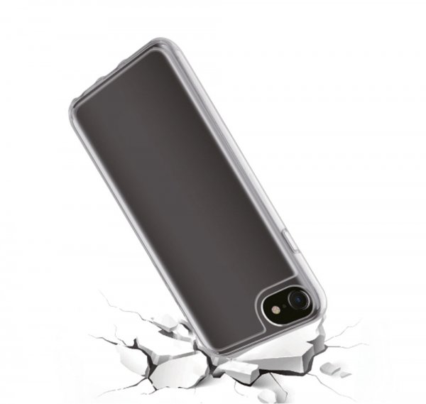 Vivanco iPhone 6/6S/7/8/SE kuori Safe & Steady, läpinäkyvä