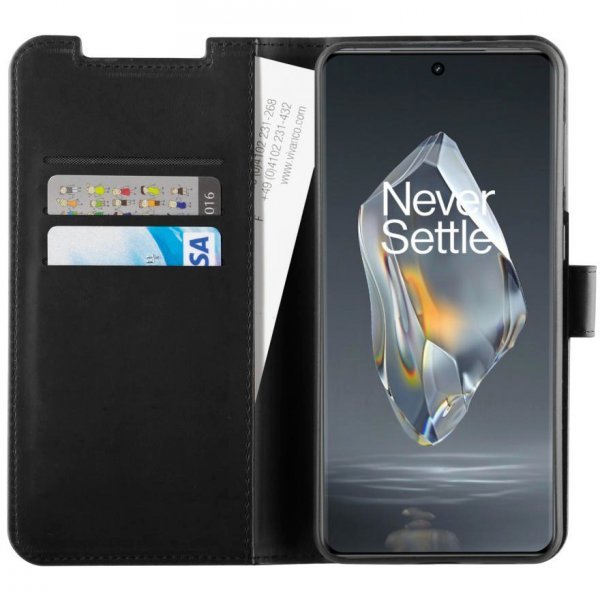 Vivanco OnePlus 12R Suojakotelo Classic Wallet Musta