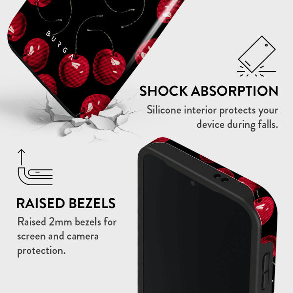 Burga Samsung Galaxy S24 Kuori Tough Cherrybomb