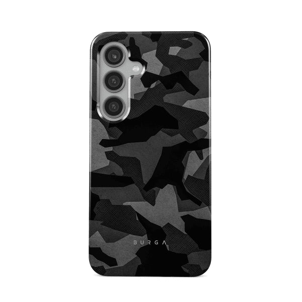 Burga Samsung Galaxy S24 Suojakuori Tough Night Black Camo