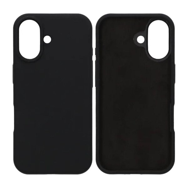 iPhone 17 kuori Nestemäinen silikoni Musta