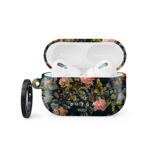 Burga AirPods Pro 2 -kuoret, Bloomy Garden -design