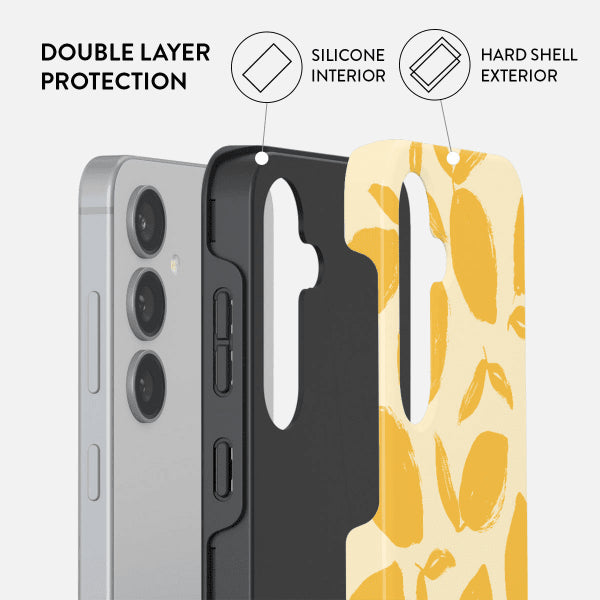 Burga Samsung Galaxy S24 FE Suojakuori Tough Lemon Tart