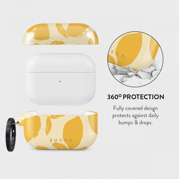 Burga AirPods Pro 2 Kotelo Design Lemon Tart