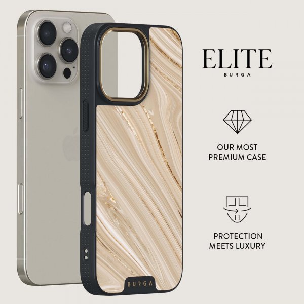 Burga iPhone 14 Elite Dark MagSafe Full Glam -suojakuori