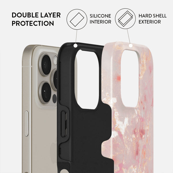Burga iPhone 16 Plus -suojakuori Tough MagSafe Golden Coral