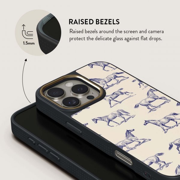 Burga iPhone 14 Elite Dark MagSafe Derby Race -kuori