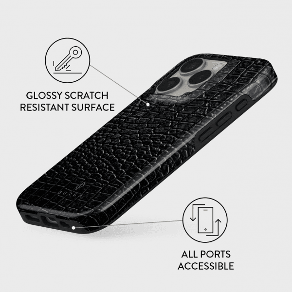 Burga iPhone 15 -kuori Tough Reaper's Touch