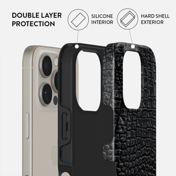 Burga iPhone 15 -kuori Tough MagSafe Reaper's Touch