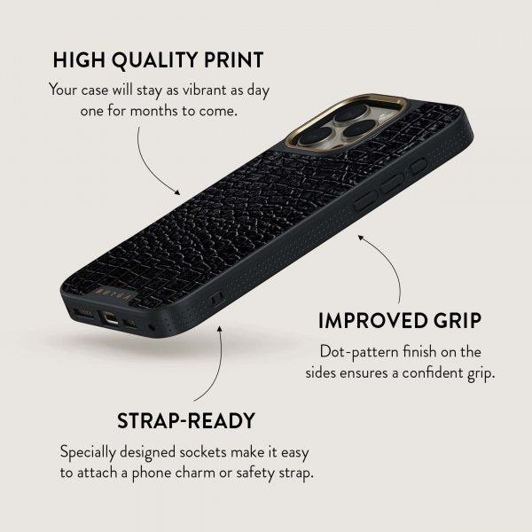 Burga iPhone 16 -suojakuori Elite Dark MagSafe Reaper's Touch
