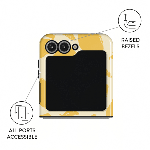 Burga Samsung Galaxy Z Flip 6 Kuoret Tough Lemon Tart