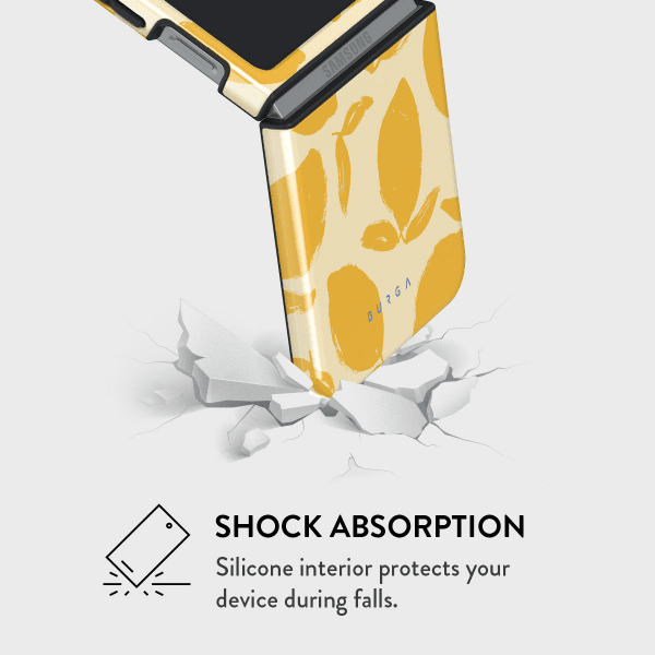 Burga Samsung Galaxy Z Flip 6 Kuoret Tough Lemon Tart