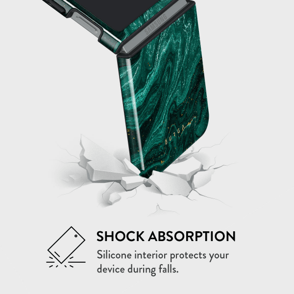 Burga Samsung Galaxy Z Flip 6 Kuori Tough Emerald Pool