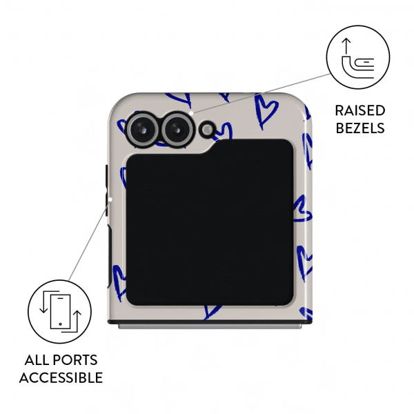 Burga Samsung Galaxy Z Flip 6 -suojakuori Tough Love Me Right