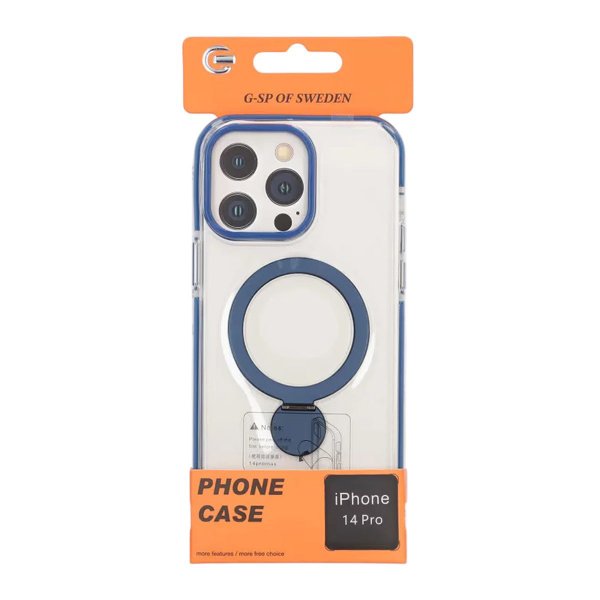 iPhone 14 Pro Kuoret Sormusteline MagSafe Sininen